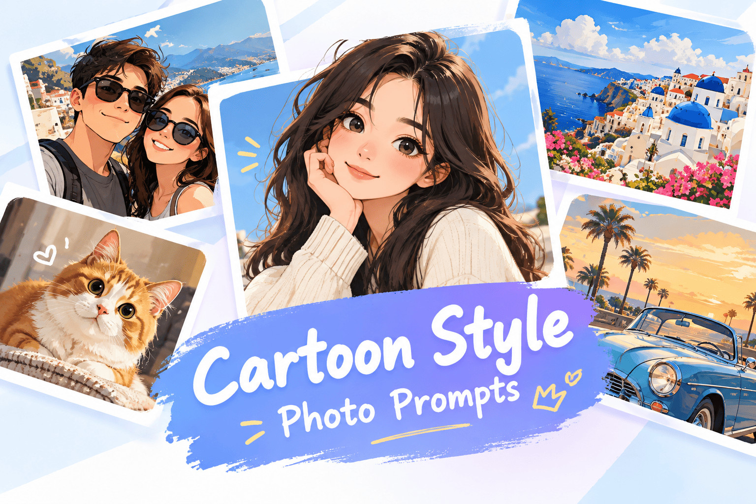 Cartoon Style Photo Prompts category cover