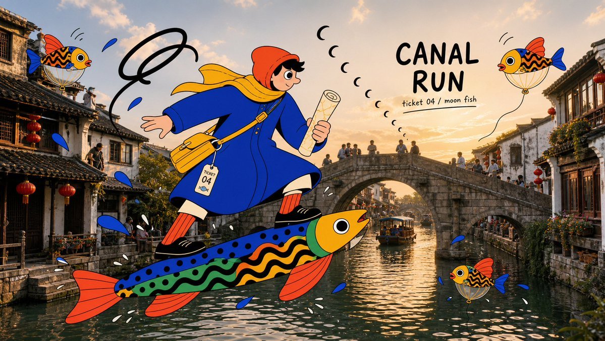 Create an image in the "Surreal Fish Doodle Landmark Photo Collage" style. AI photo prompt example