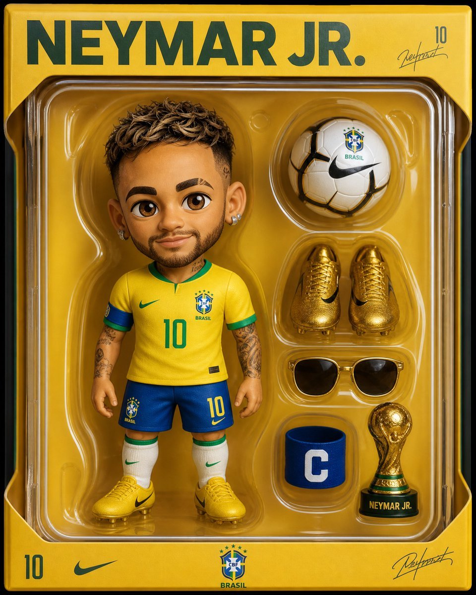 Stylized collectible toy package featuring — AI photo prompt example