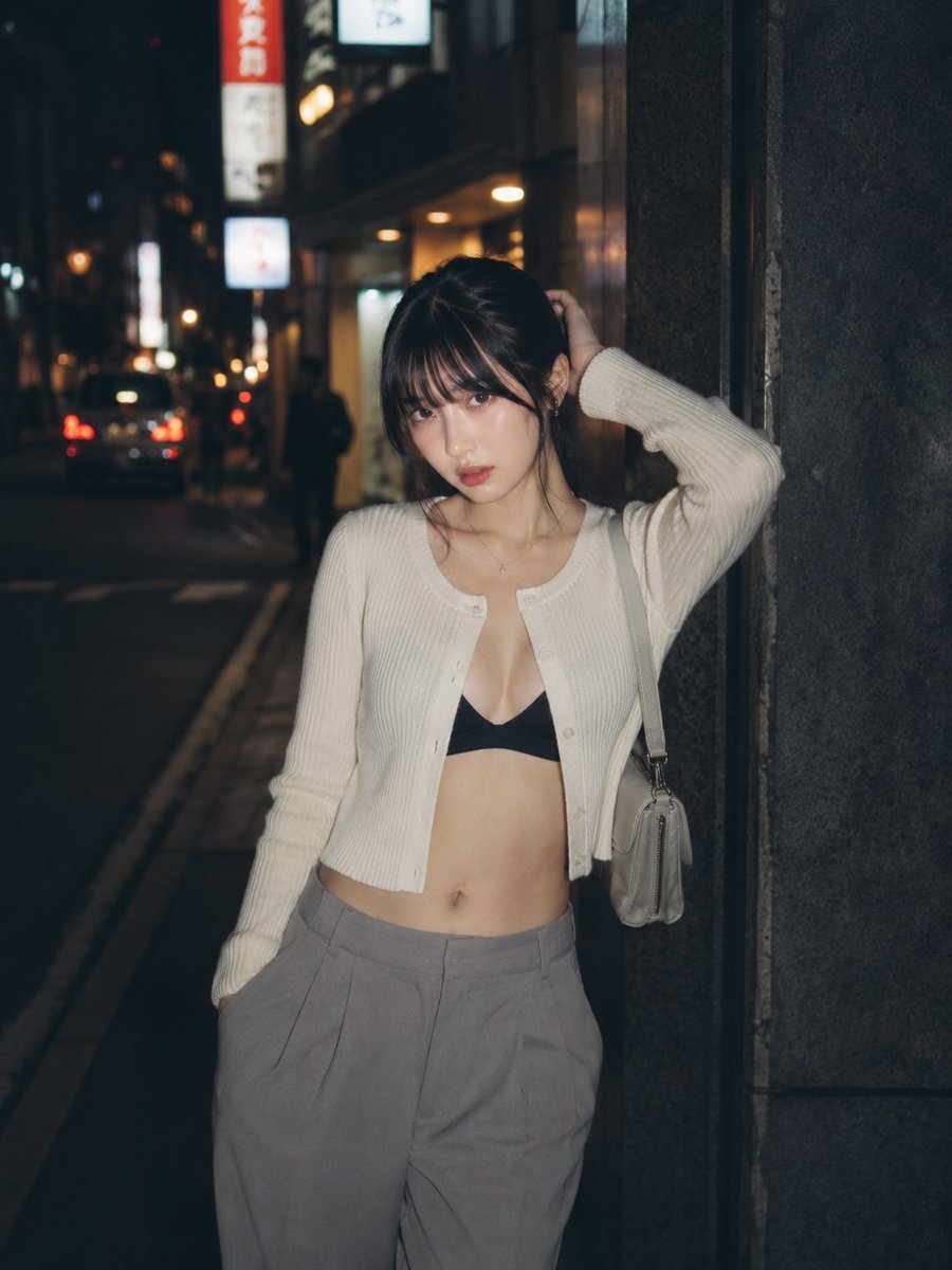 主題：夜路地 AI photo prompt example