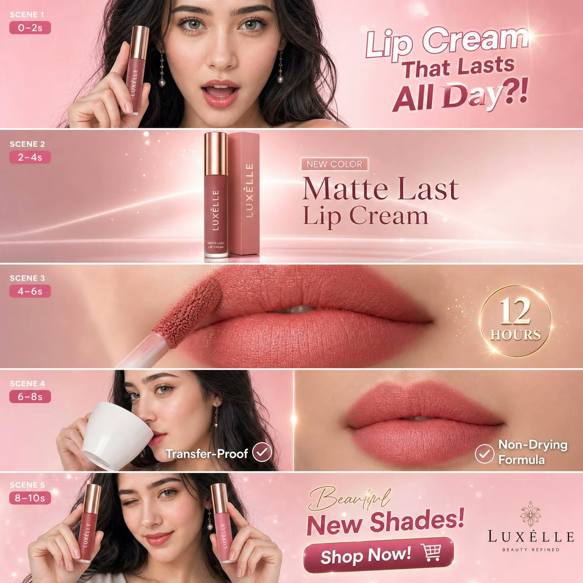10-Second Beauty Product Commercial (Vertical 9:16) Style: luxury — AI photo prompt example