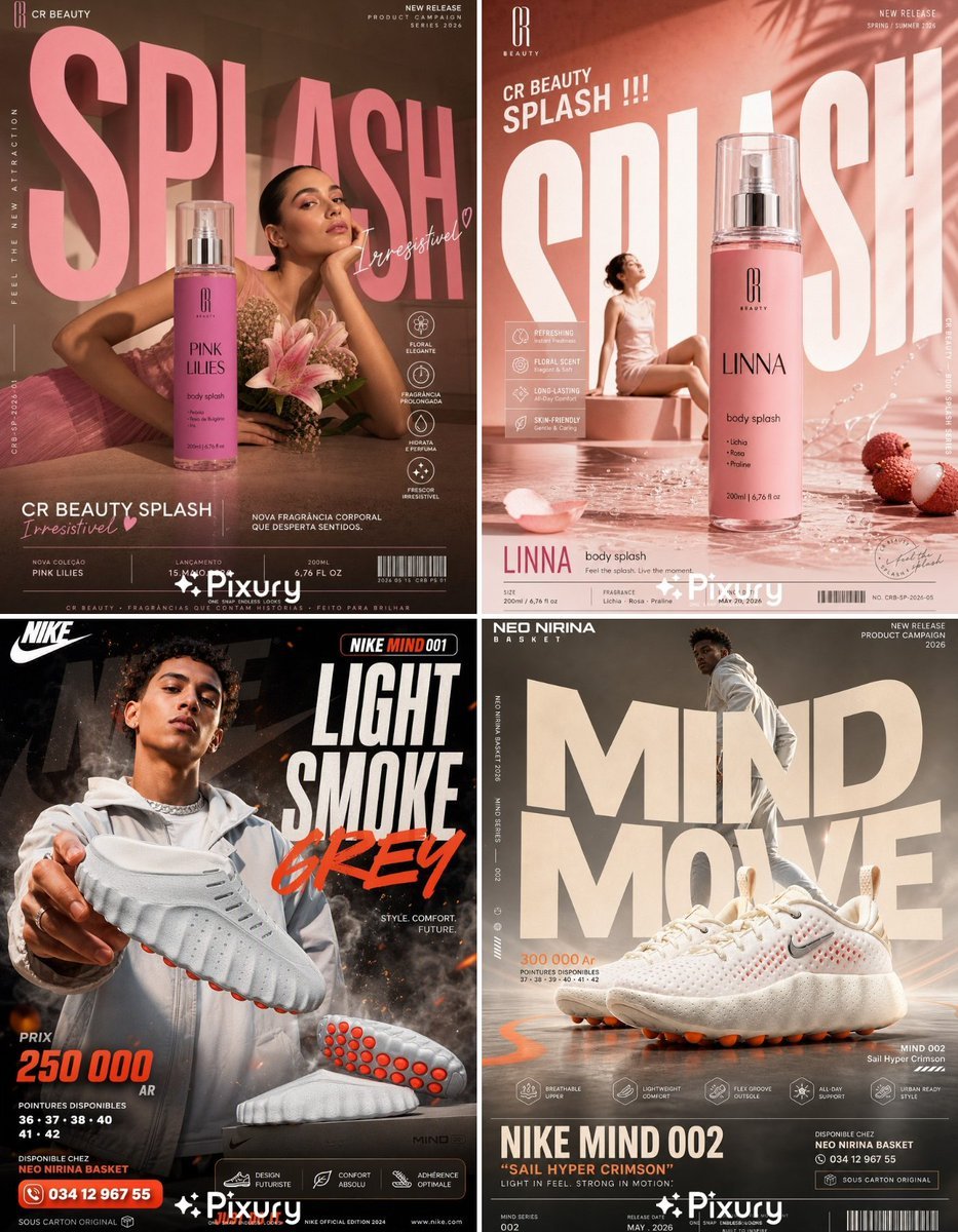 Advertising poster for a world-class luxury brand, adaptable to any — AI photo prompt example
